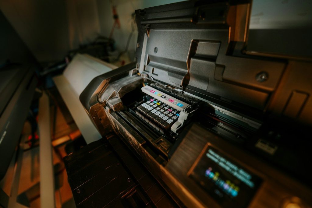 a machine that is sitting in a room